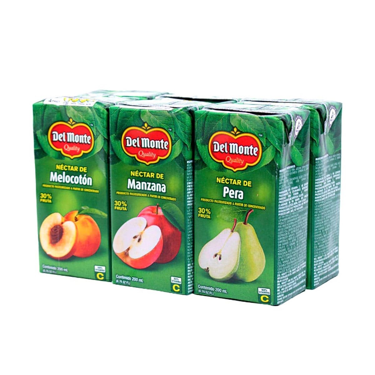 Jugos de Frutas Del Monte Sabores Variados 6 Pack de 200 ml