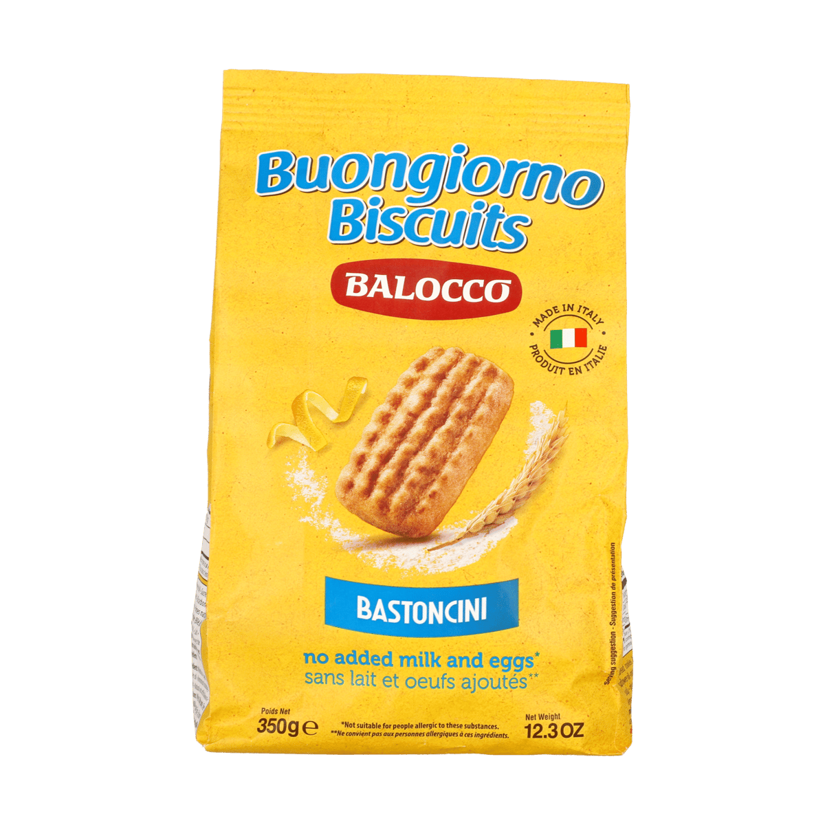 Galletas Bastoncini Balocco Clásicas 350 g