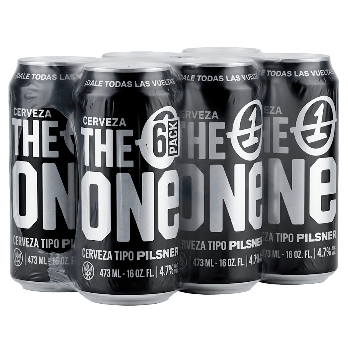 Cerveza The One 16 oz Six Pack 