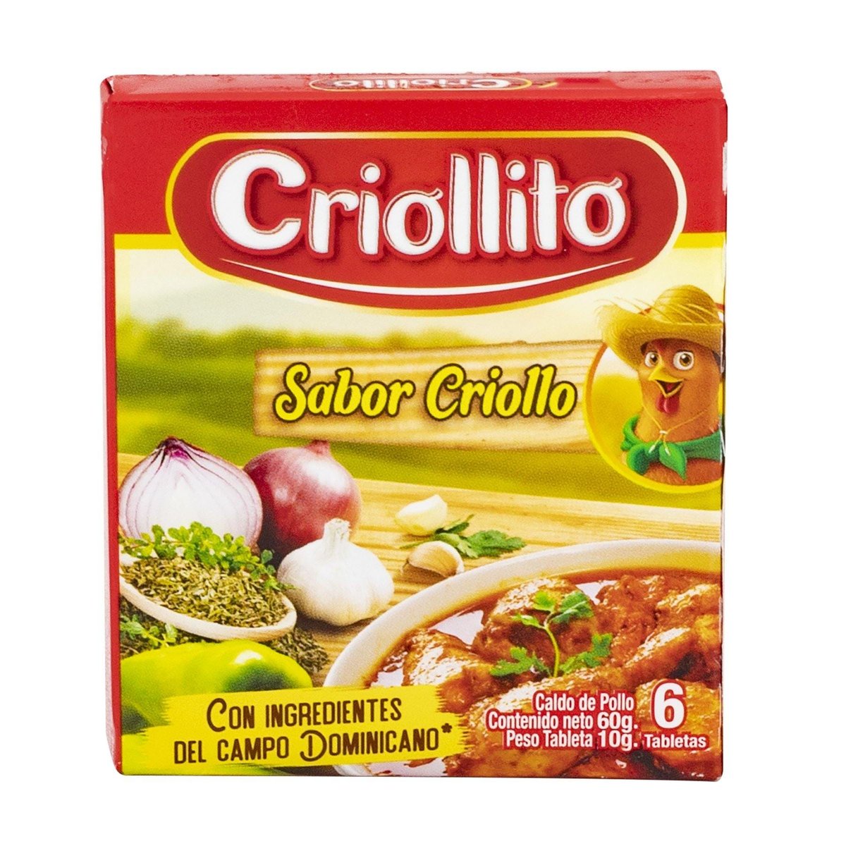 Sopita Caldo De Pollo Criollito 6 uds