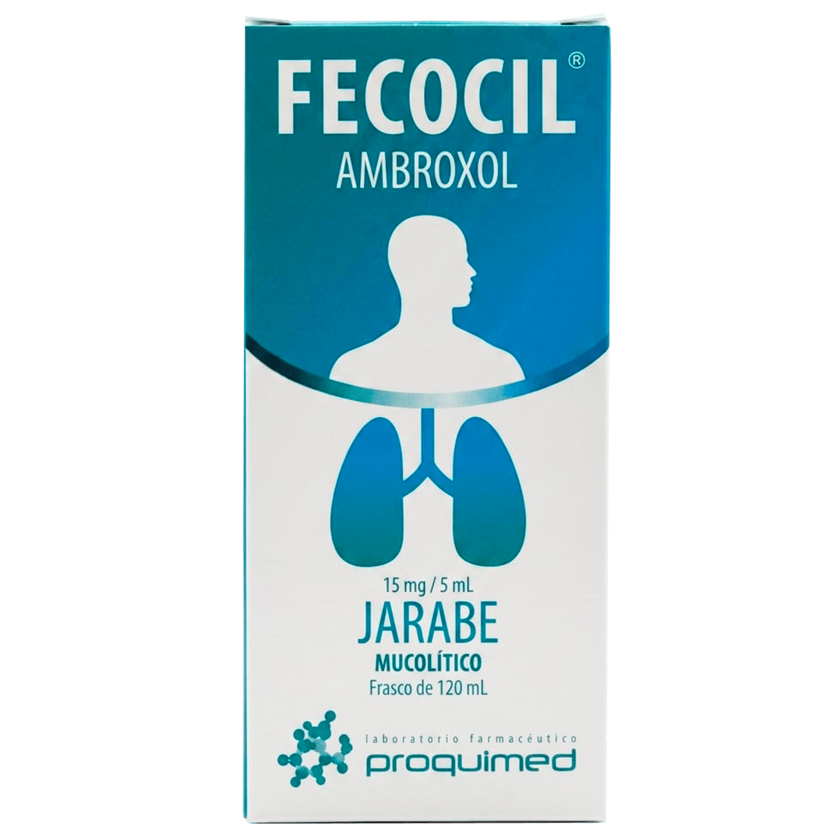 Jarabe Mucolítico Fecocil con Ambroxol 120 mL