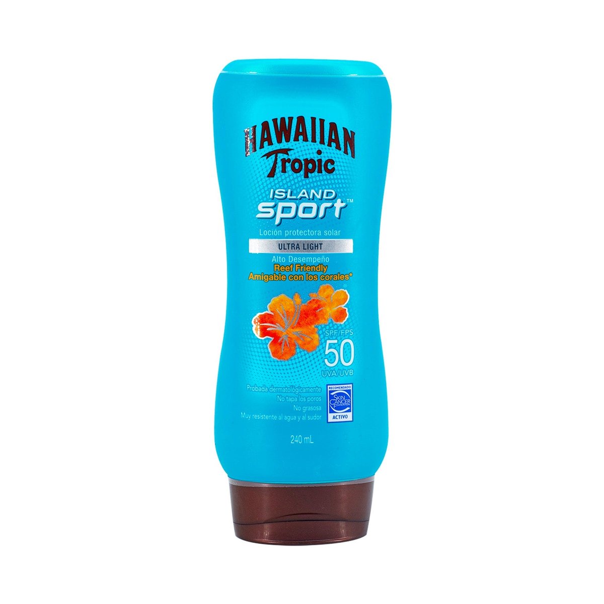 Protector Solar 50 FPS Hawaiian Tropic Island Sport 240 ml