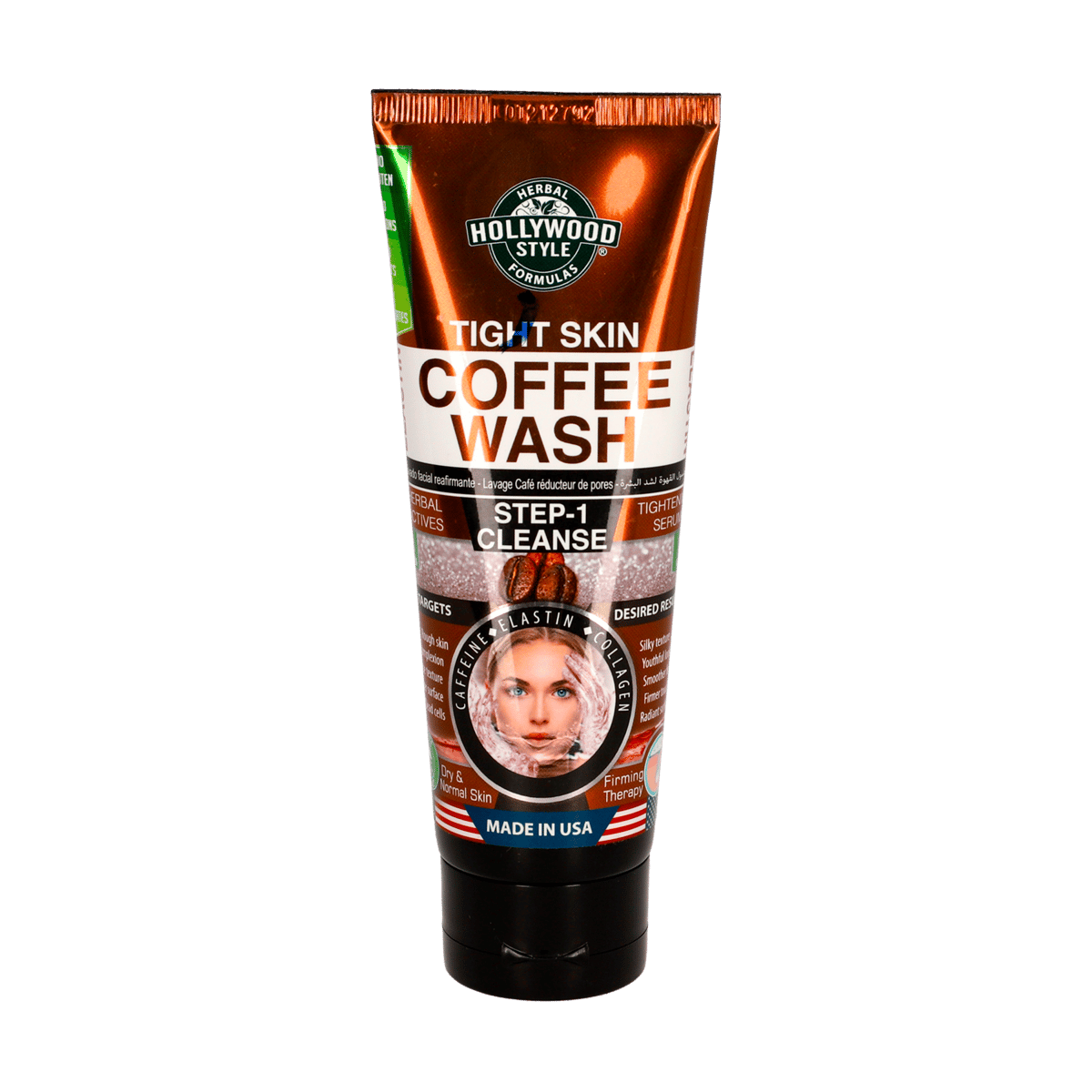 Gel Limpiador Facial Hollywood Style de Café 100ml