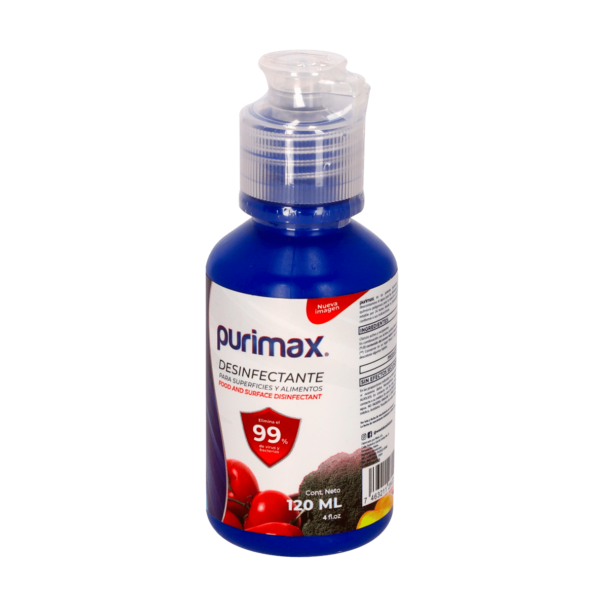Desinfectante de Alimento Purimax 120 ml