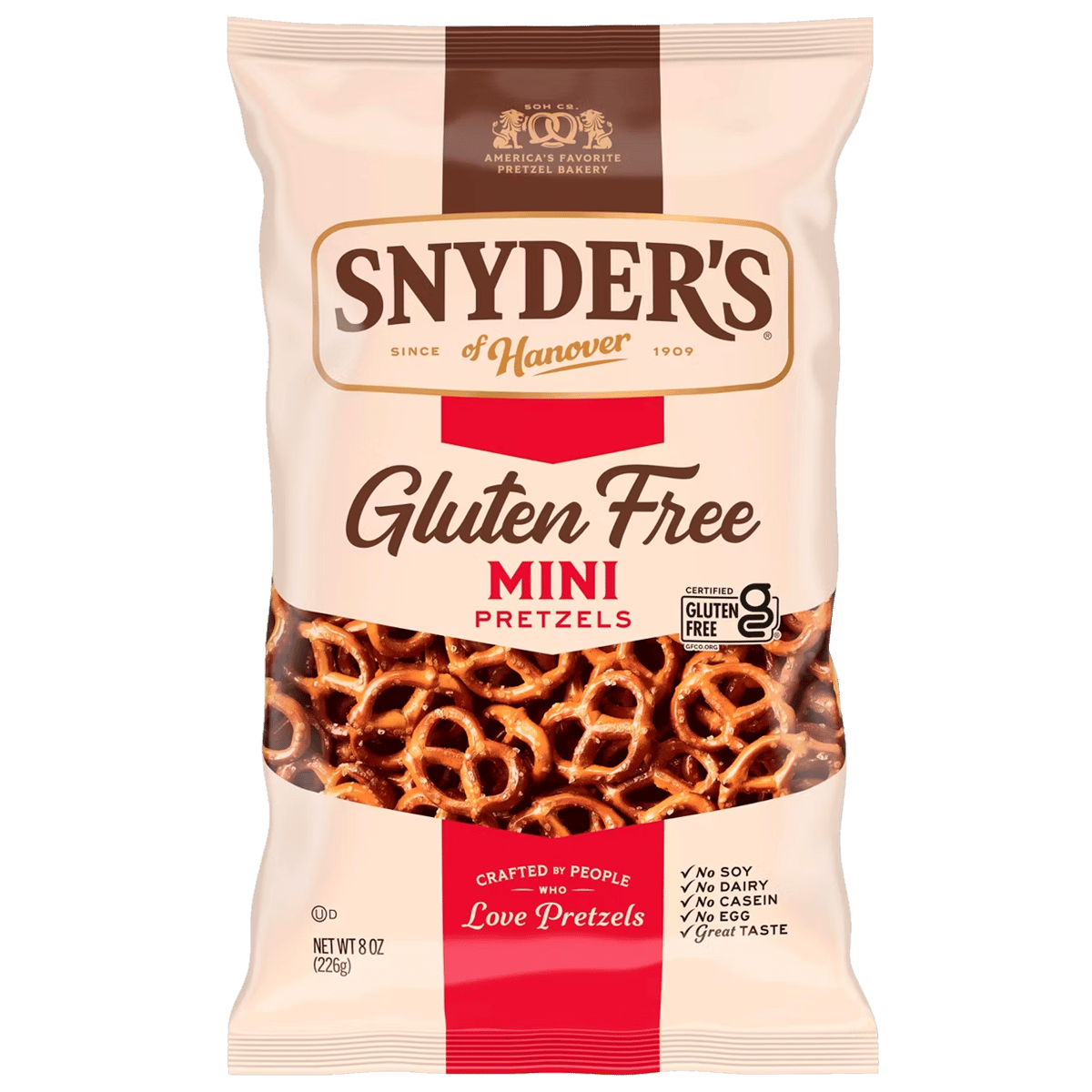 Pretzels Mini Sin Gluten Snyder's 8 oz