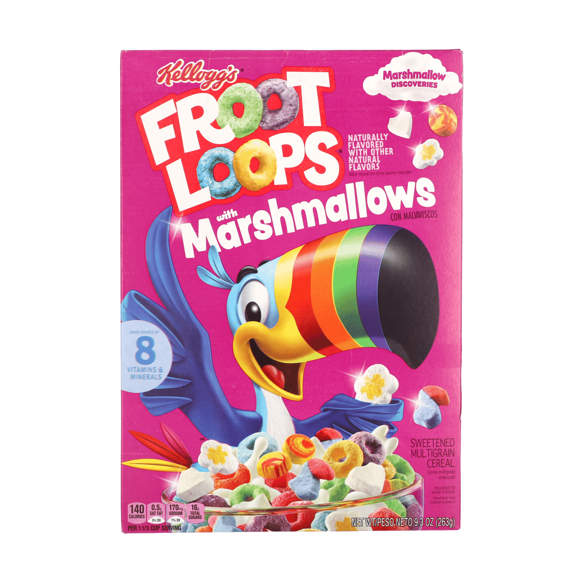 Cereal Froot Loops Con Marshmellows 9.3 Oz 