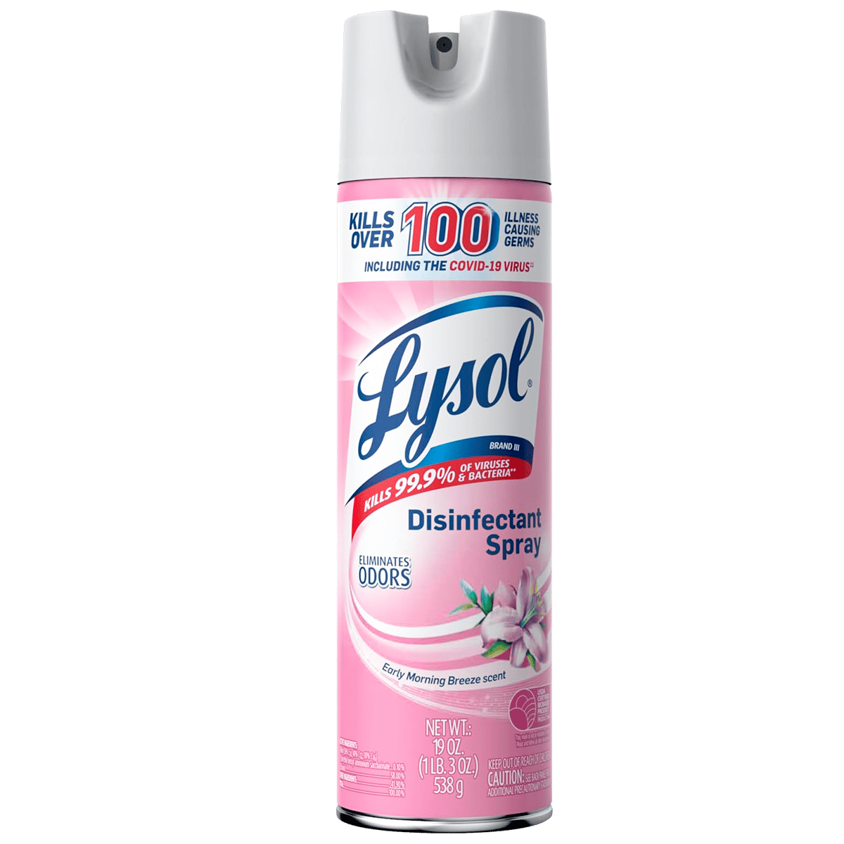 Desinfectante en Aerosol Lysol Early Morning Breeze 19 Oz