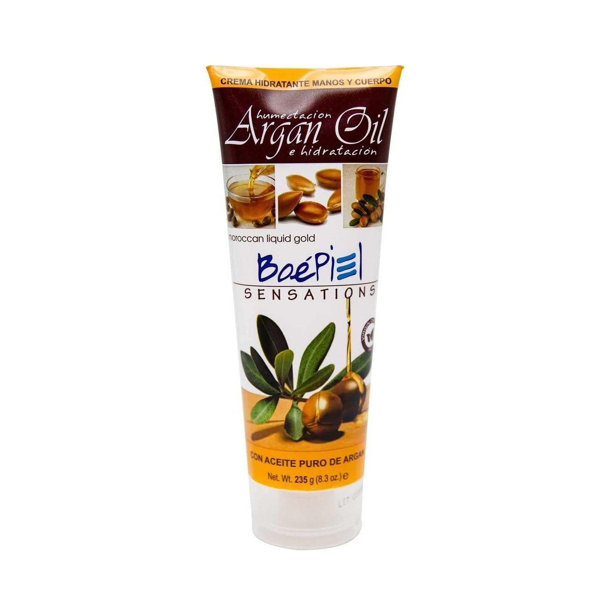 Crema Corporal Hidratante Boépiel Puro Aceite de Argán 8.3 Oz