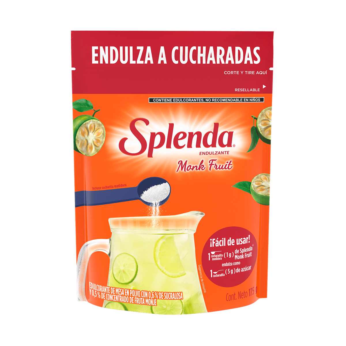 Endulzante Splenda Monk Fruit 175gr