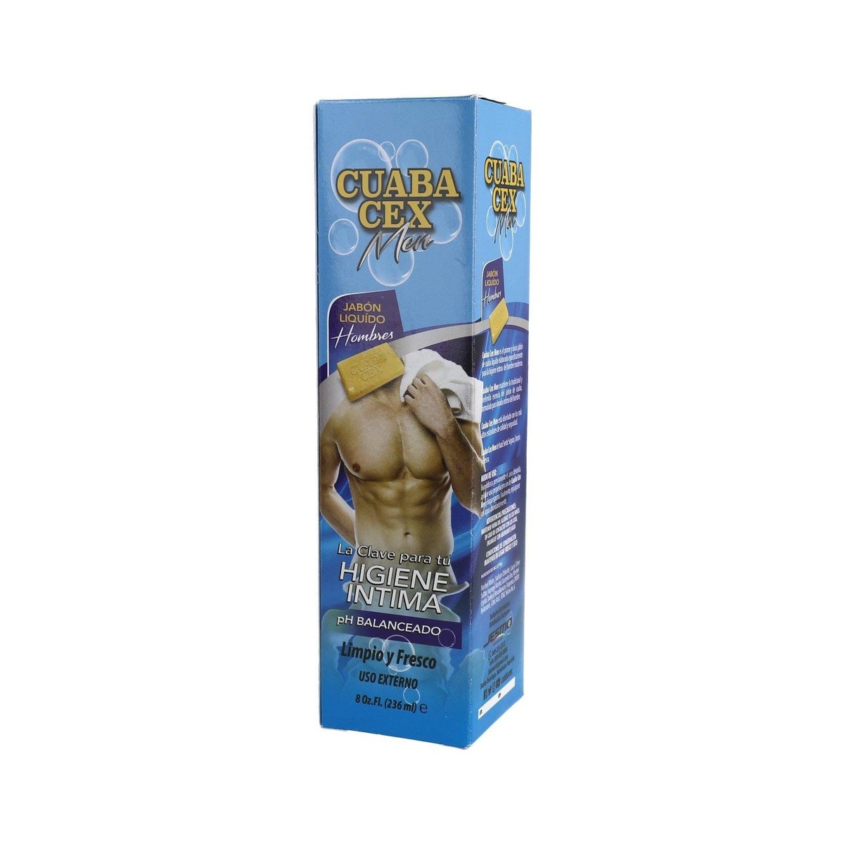 Jabón Líquido Íntimo para Hombres Cuaba Cex Men 236 ml