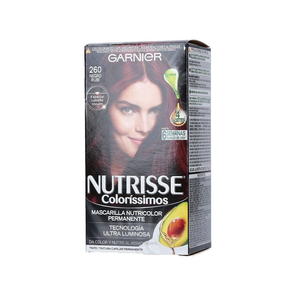 Tinte Nutrisse Negro Rubi  260