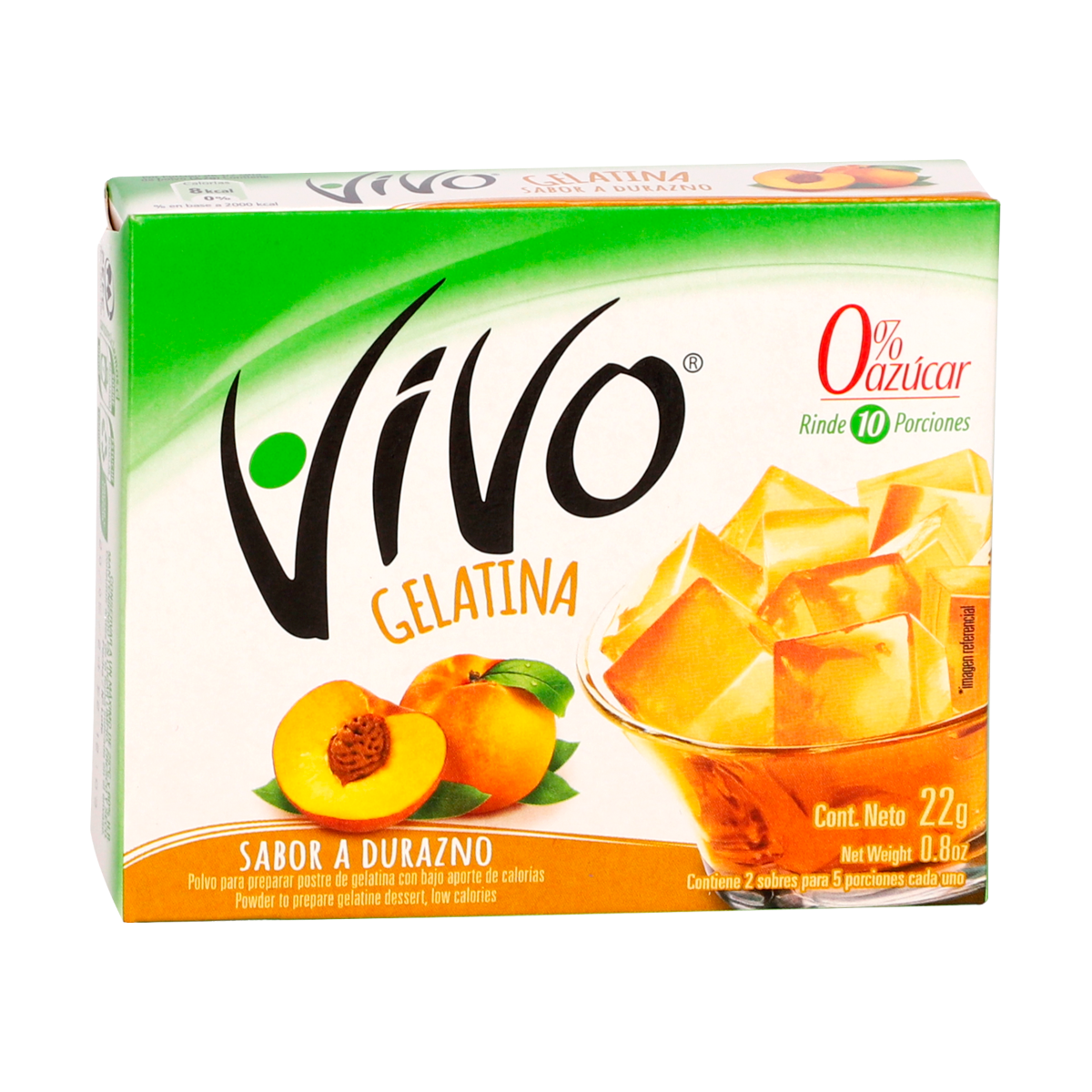 Vivo Gelatina Durazno Saz 4022gr