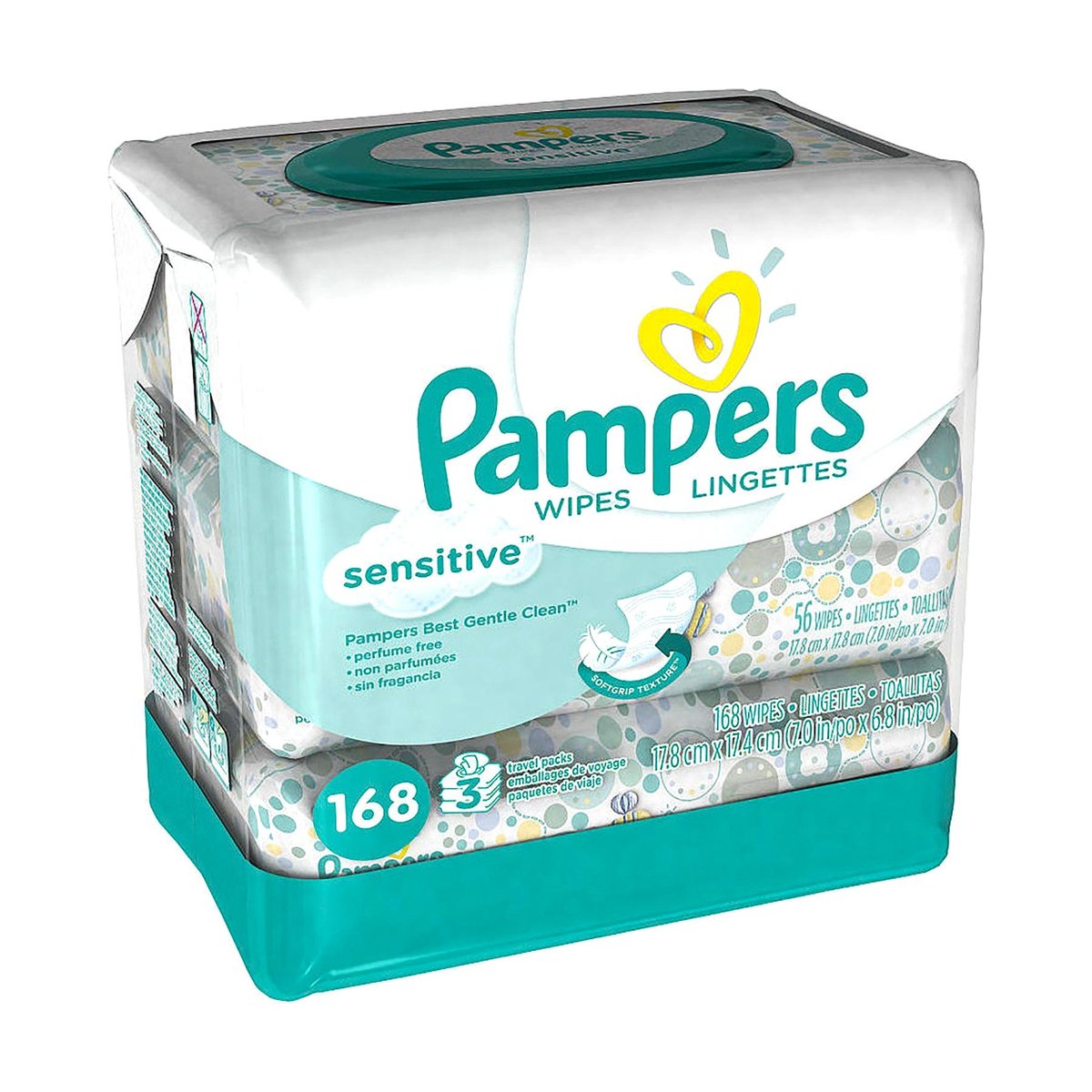 Toallitas Humedas Pampers 3 Pack 168 uds