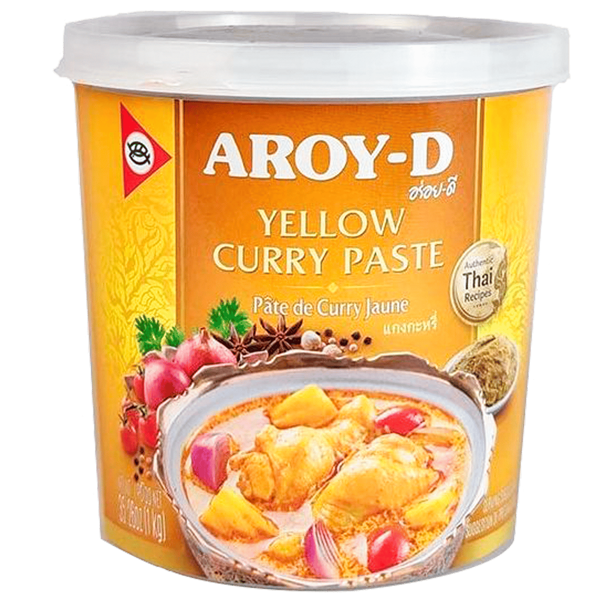Pasta de Curry Amarillo Aroy-D 400 g