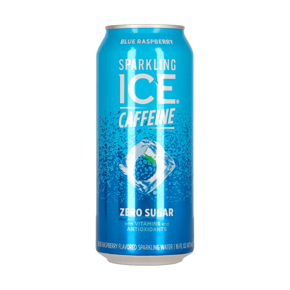 Agua saborizada Sparkling Ice Con Cafeína Frambuesa Azul 16 Oz