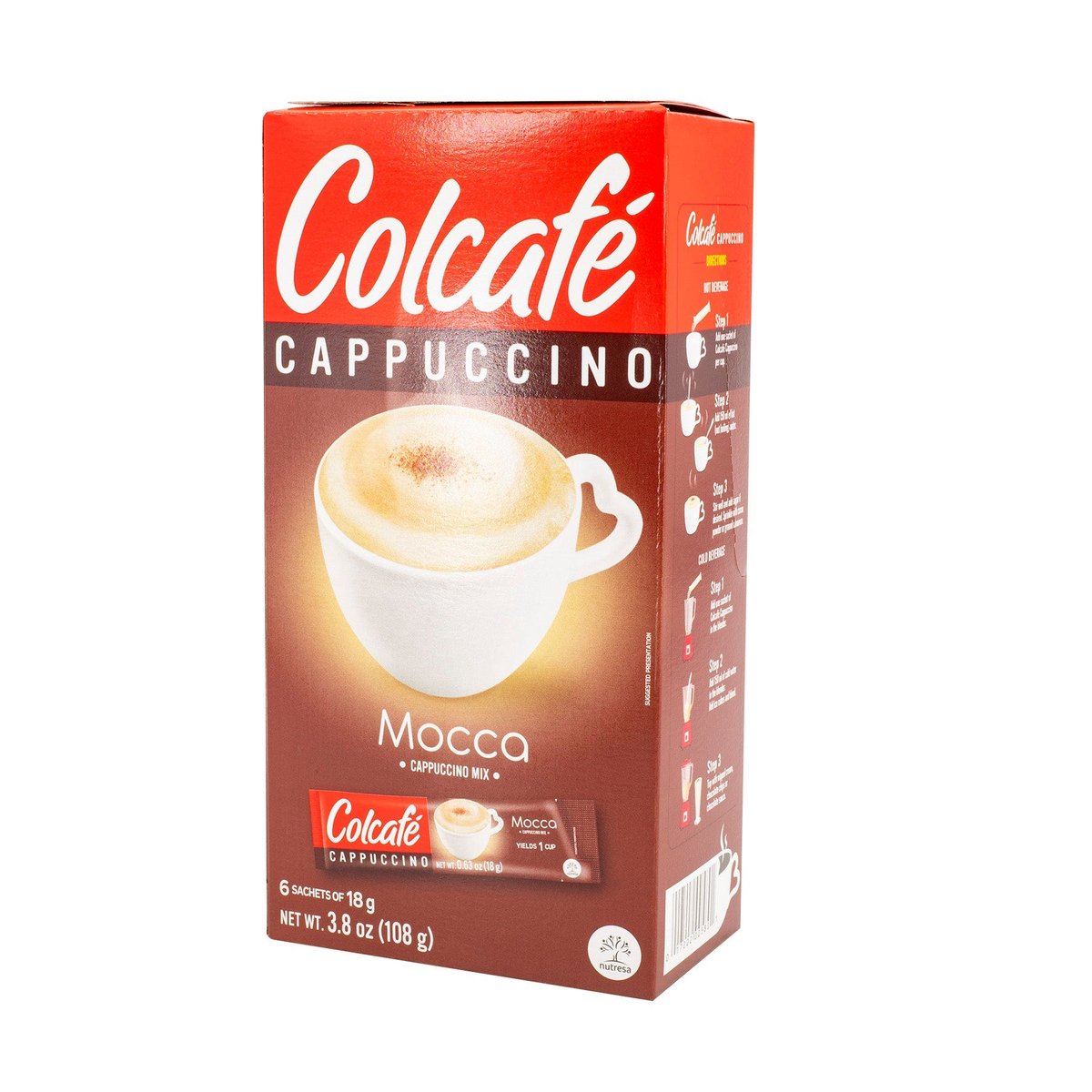 Café Cappucino Colcafé Mocca 6 uds