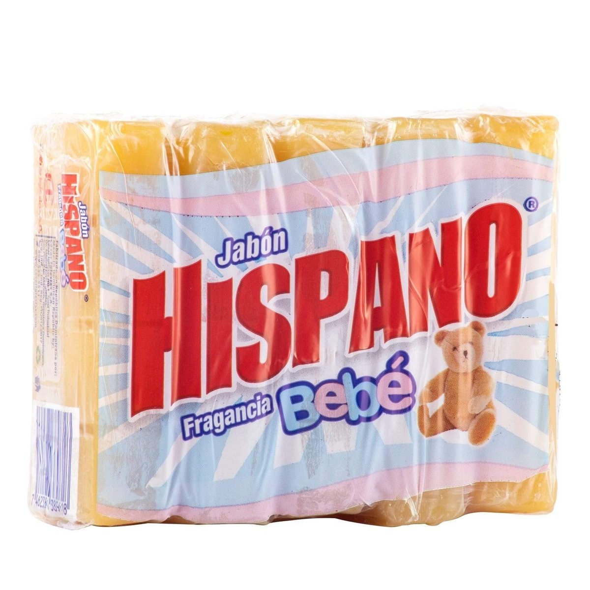 Jabón Hispano Octagonal Fragancia Bebé 5 Uds