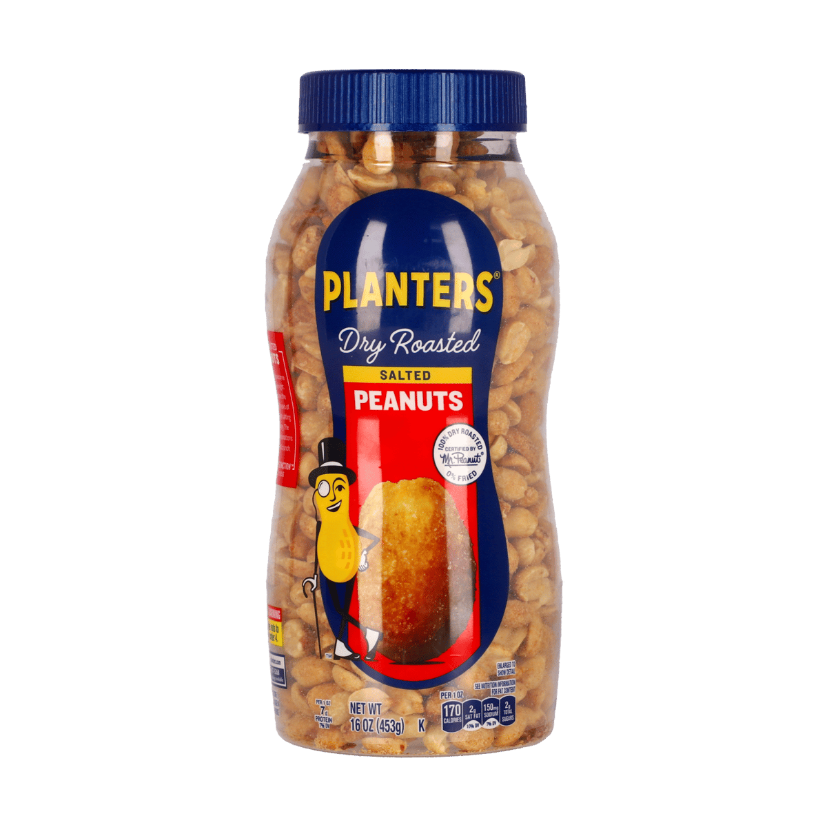 Maní Salado Planters Tostado En Seco 453 g