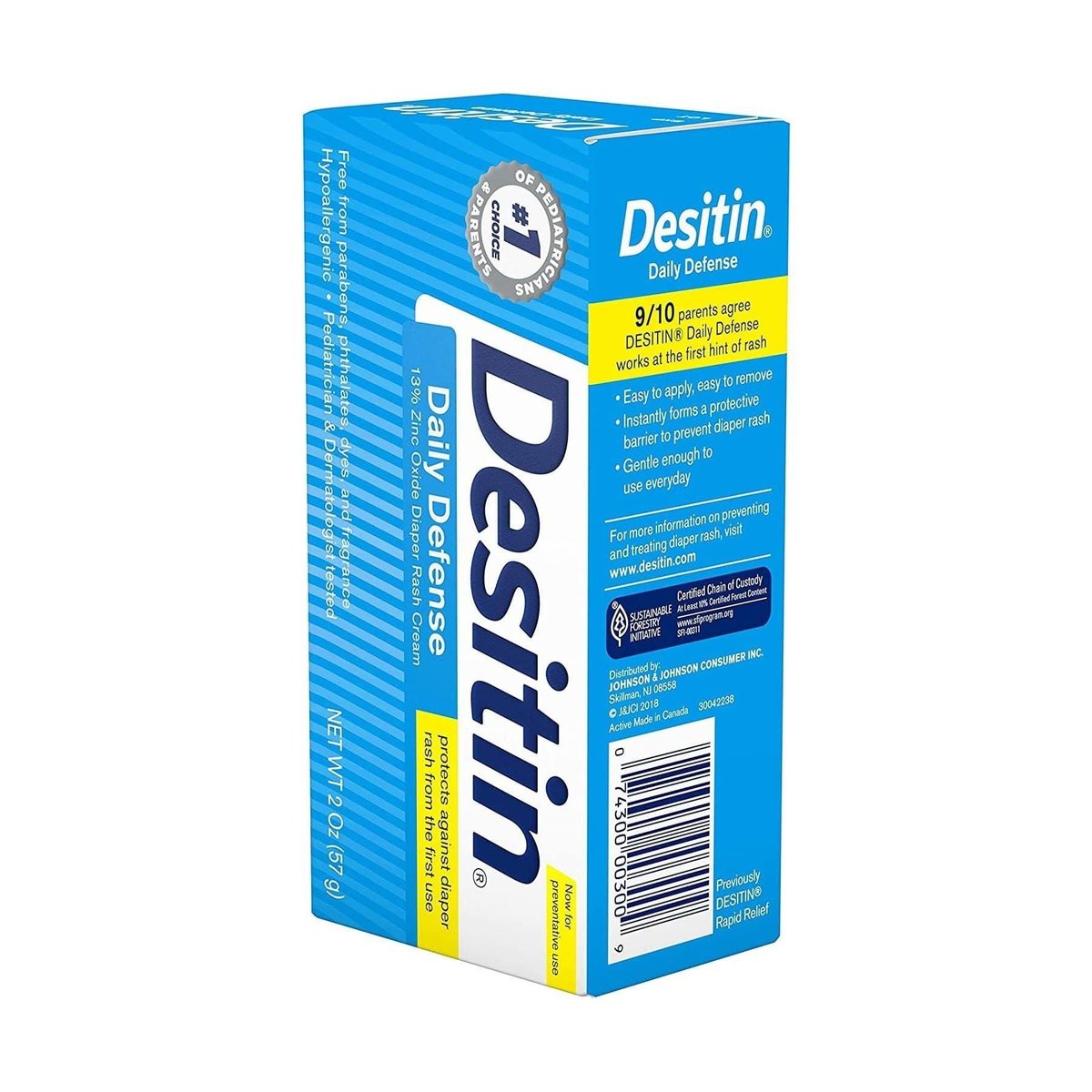 Crema para Pañalitis Desitin Daily Defense 2 oz